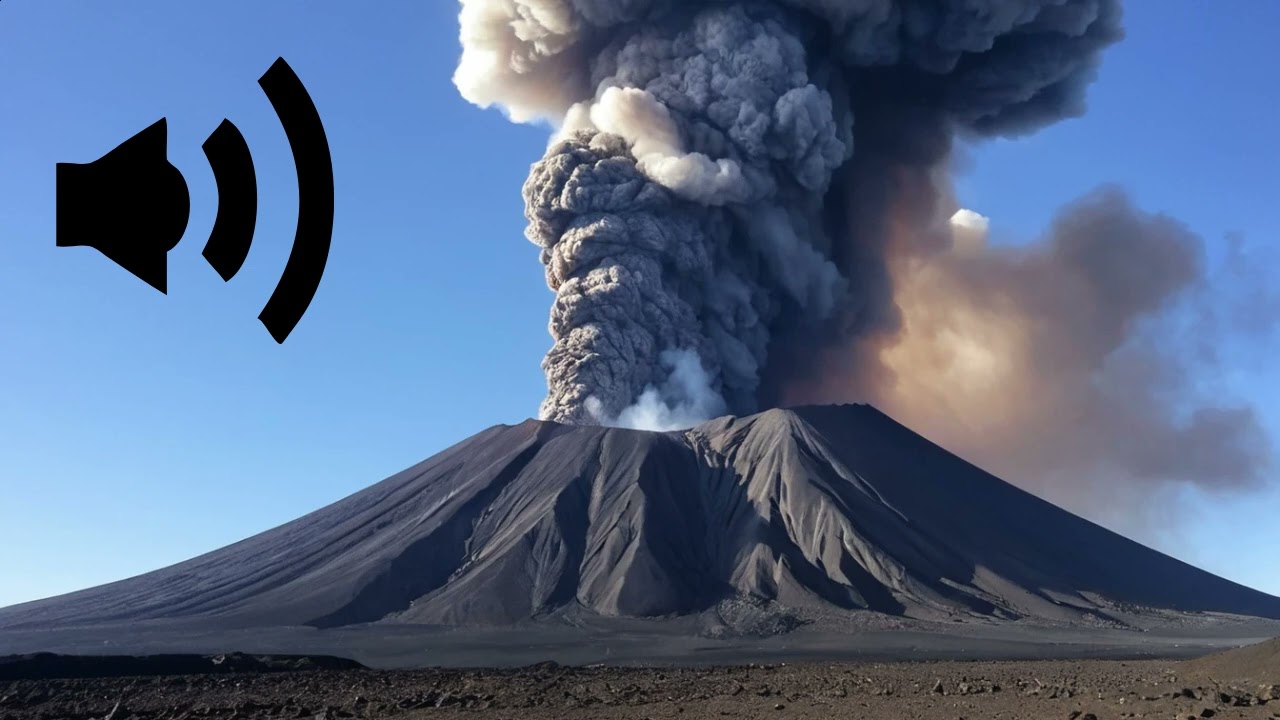 bruit éruption volcanique