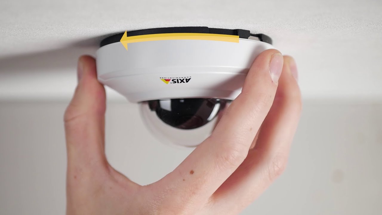 How to remove the casing from an AXIS M3064/65/66/75-V Network Camera