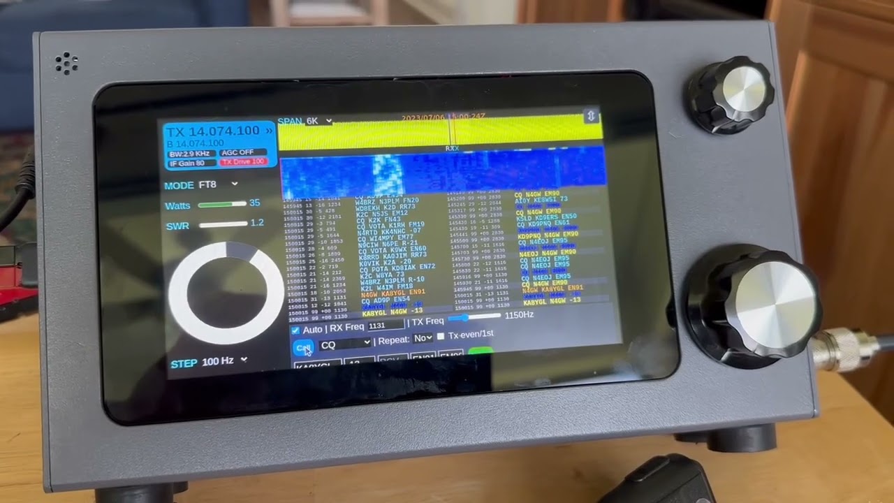 SBitx V2 doing FT8