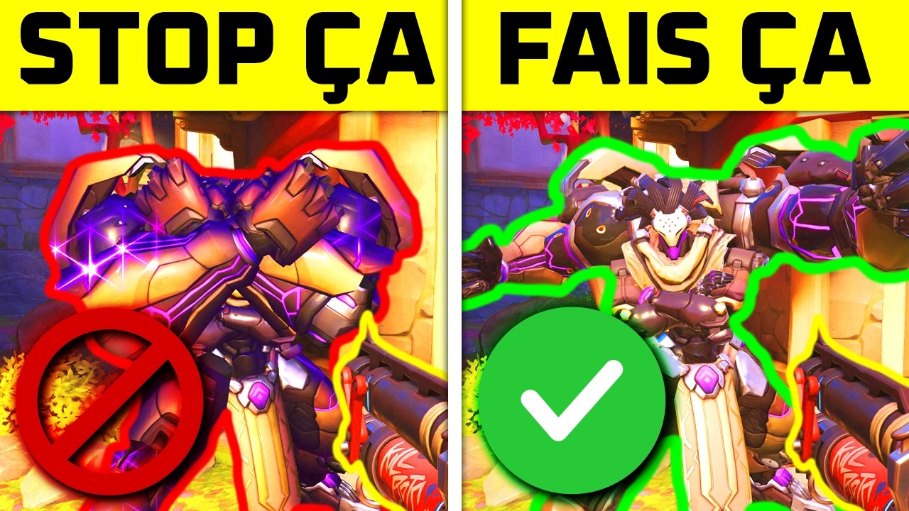 10 ERREURS de TANK que tu DOIS ARR&Ecirc;TER de faire sur OVERWATCH