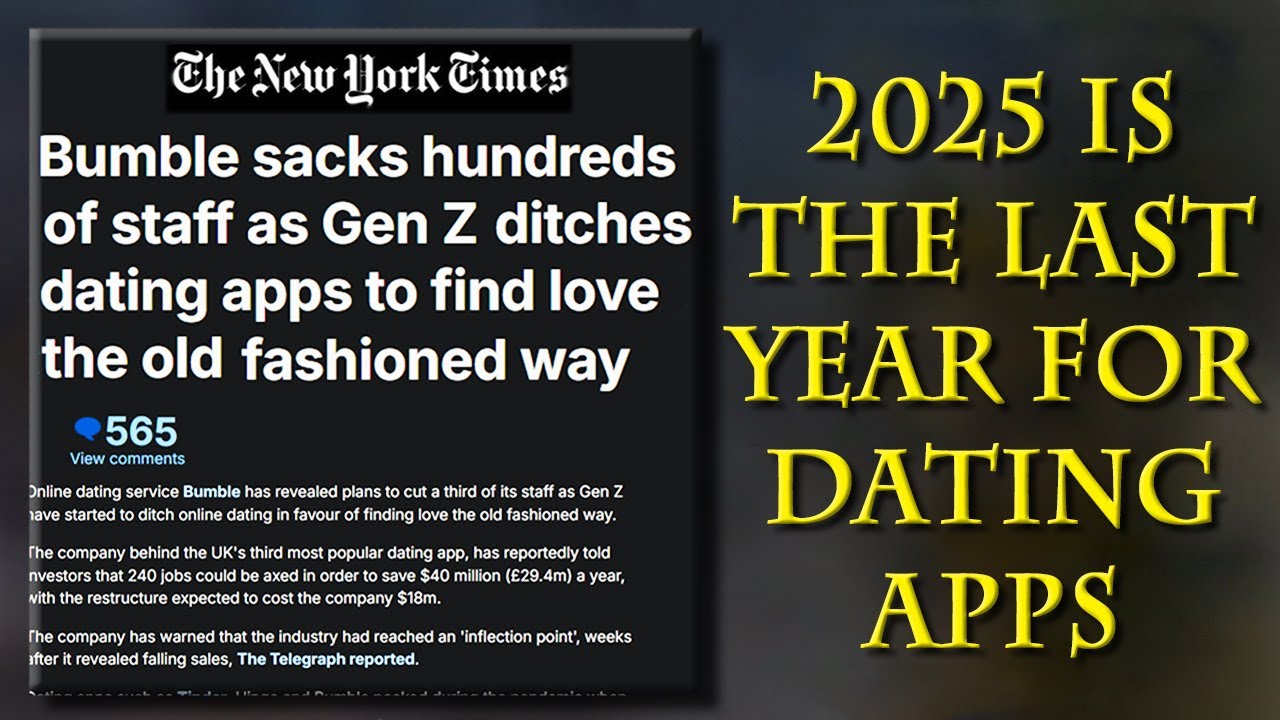 Dating apps IMPLODE, stocks down 92%, users flee the platform. The end is near