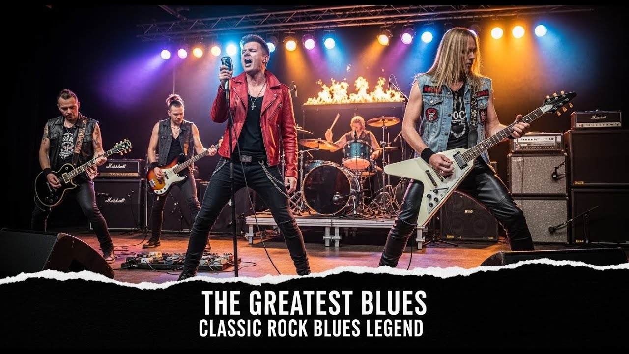Jimi Hendrix, Deep Purple,ZZ Top,Led Zeppelin,ACDC Classic Blues Rock Power Voices & Guitars