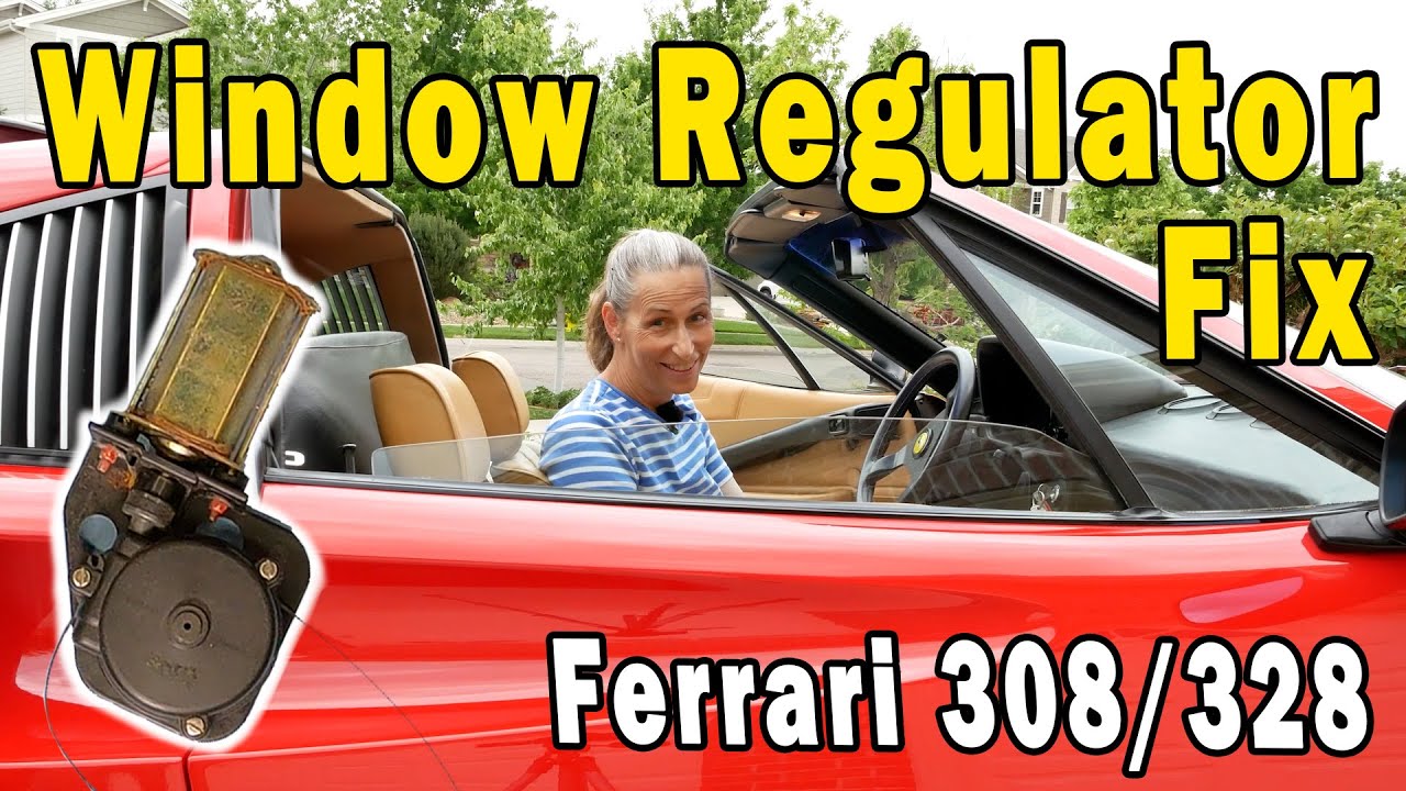 Ferrari 308 Window Regulator Fix - OMG!! What A MESS! - DIRT ROAD Ferrari 308QV Ep#3