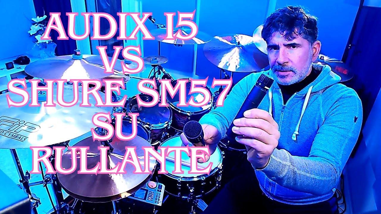 Audix i5 vs Shure sm57 su Rullante