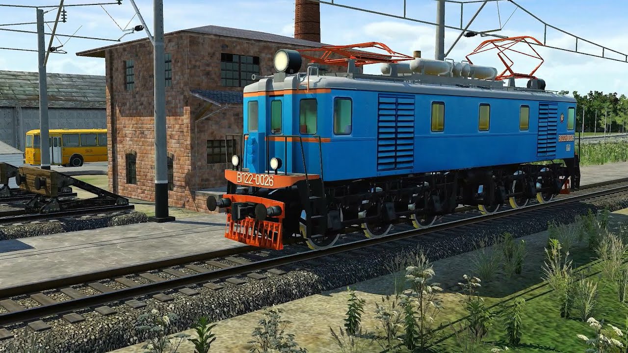 Виртуальный парад электровозов в Transport fever