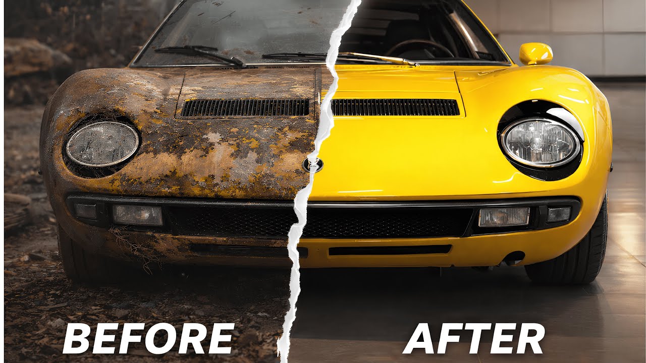 Luxury Car Restoration ASMR | Lamborghini Miura 1967 Rebuild