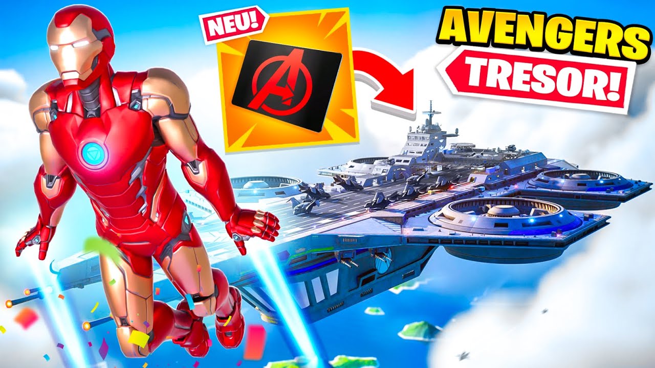 Ich FLIEGE zur SPAWNINSEL und ÖFFNE den GEHEIMEN AVENGERS TRESOR?!😱😨 (Marvel Base)