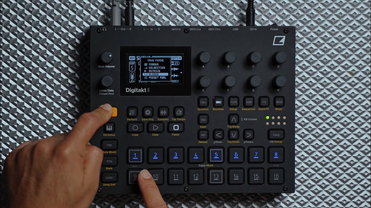 Учебное пособие по Digitakt II Slice