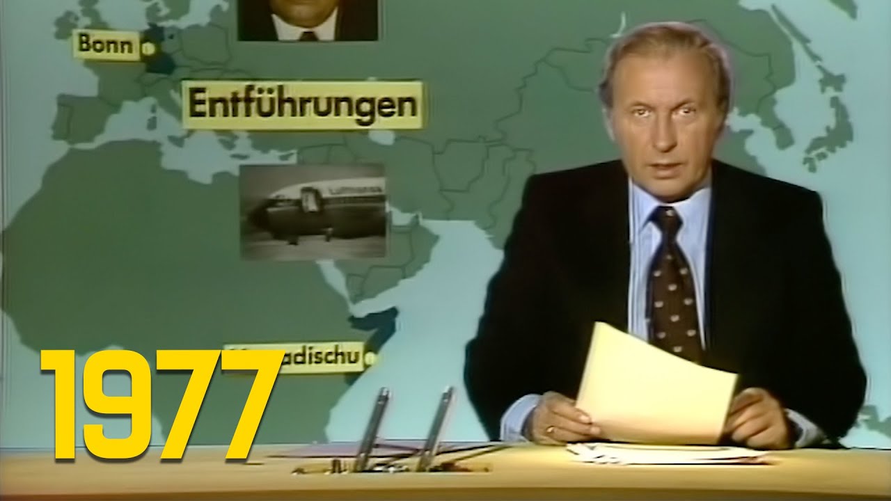 ARD Tagesschau 20:00 Uhr mit Karl Heinz Köpcke (17.10.1977)
