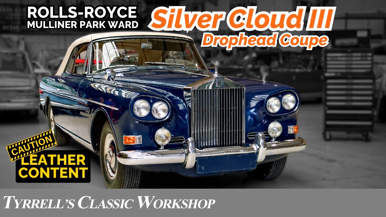 Expert Connolly Leather Restoration - Rolls-Royce Silver Cloud III  | Tyrrell's Classic Workshop