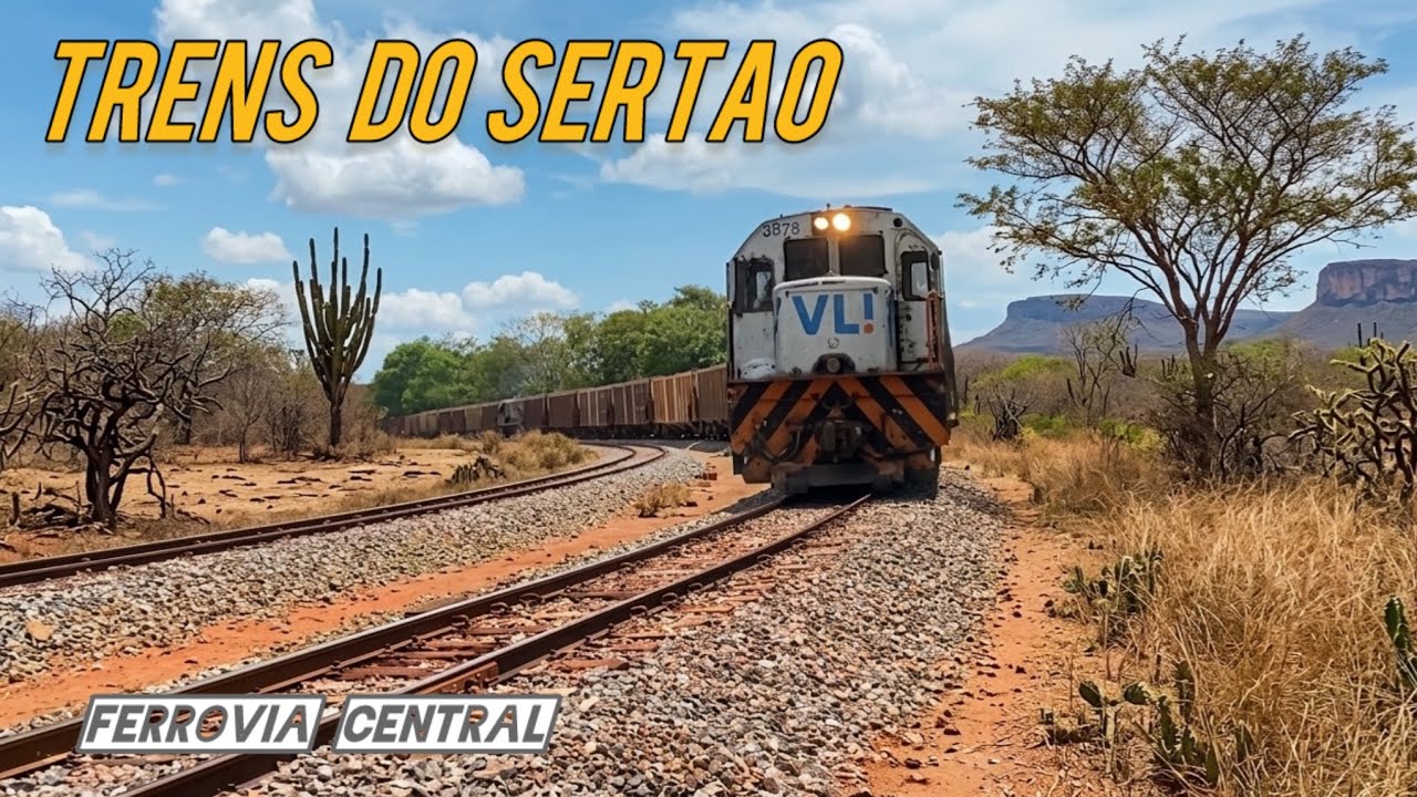FERROVIA CENTRAL REGISTRANDO OS ÚNICOS DOIS TRENS QUE ESTÃO CIRCULANDO NO TRECHO  - MARÇO/2026