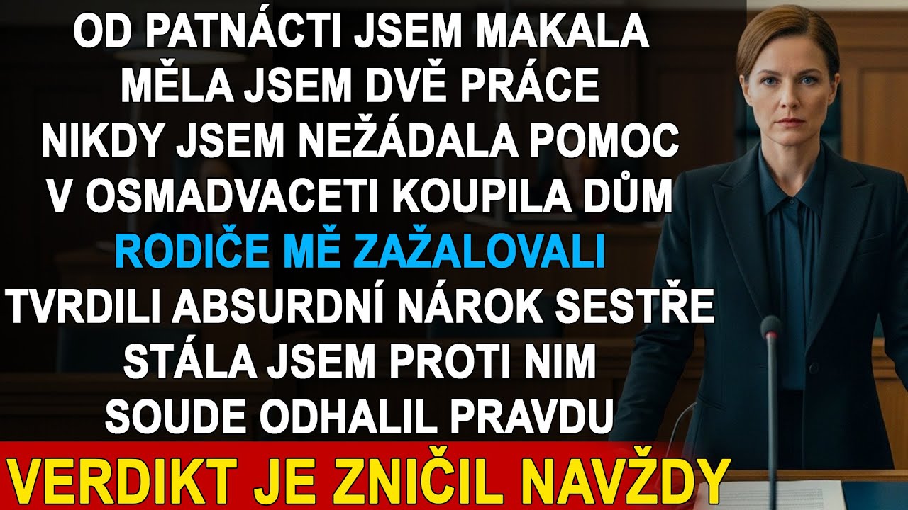 Rodiče mě zažalovali, protože můj první dům chtěli pro sestru – soud odhalil pravdu, kterou nečekali