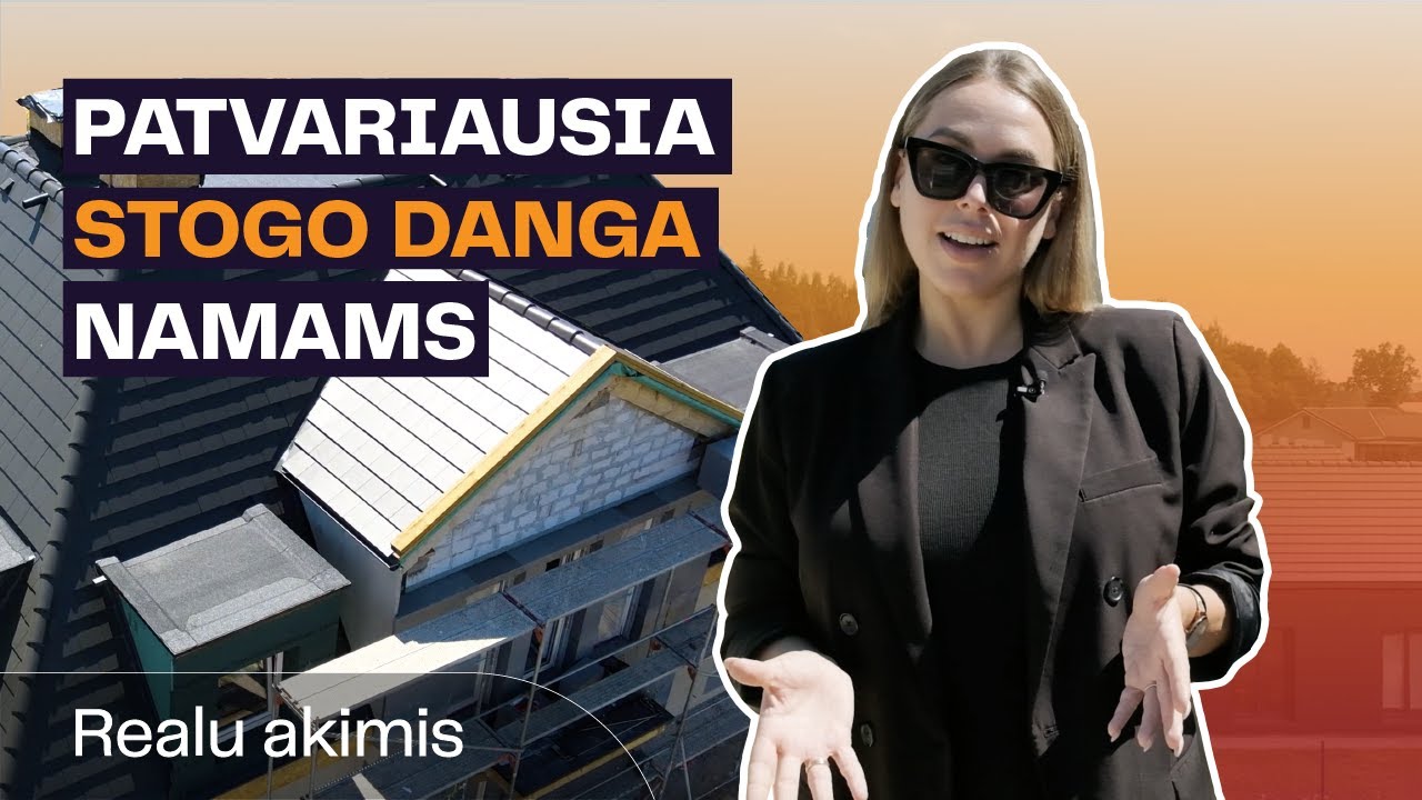 Kaip išsirinkti patvarią stogo dangą namams?