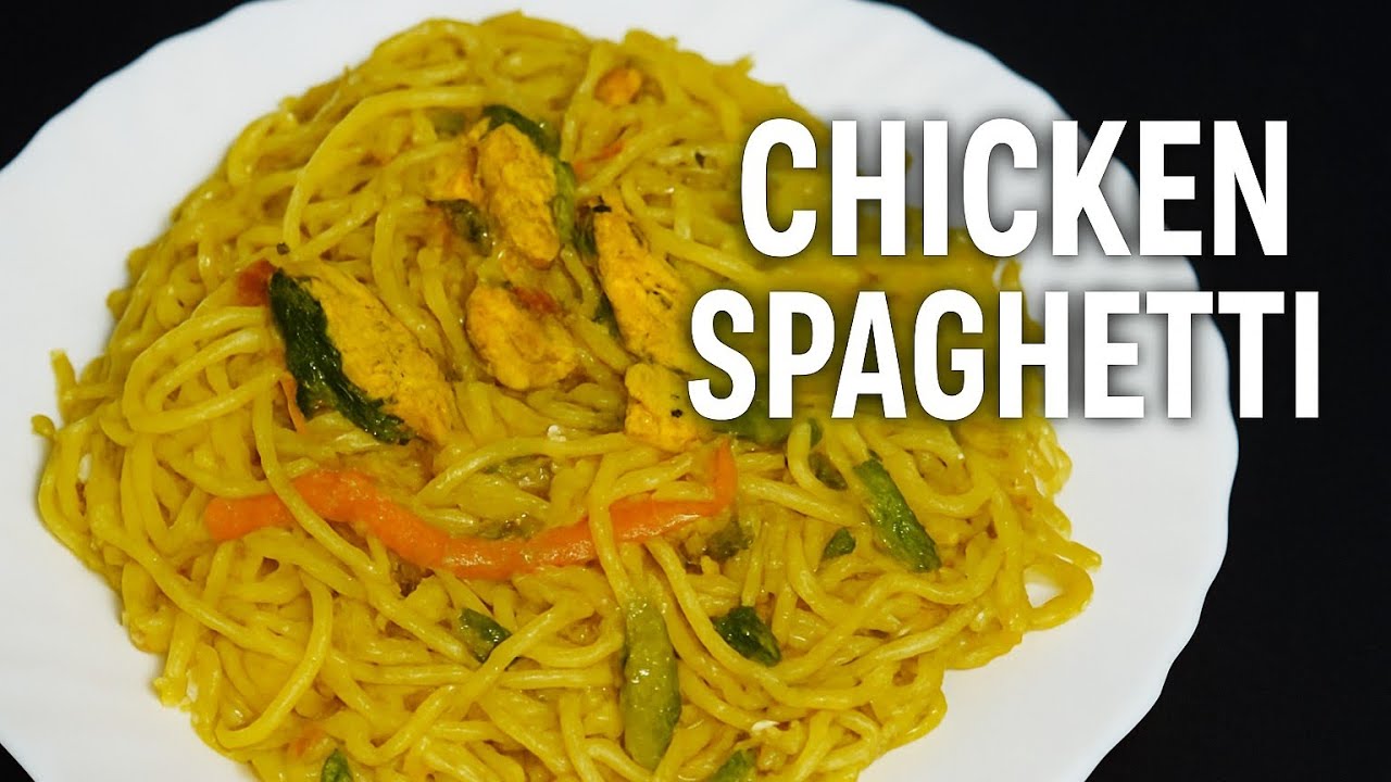 Chicken Spaghetti | Simple & Flavorful Recipe | #CookingAtHome #FoodLover #SpaghettiRecipe#Foodies#
