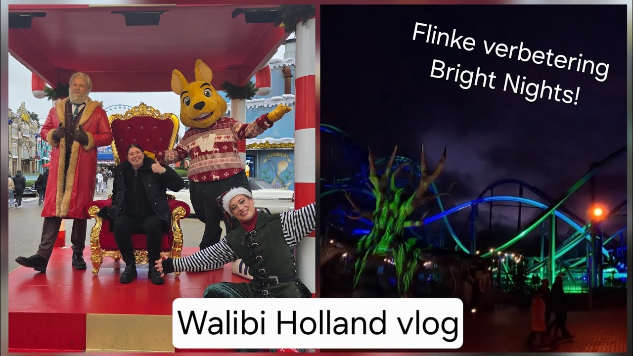 Bright Nights 2025/2026! Flinke verbeteringen in het park! - Walibi Holland Vlog - 29-12-2025