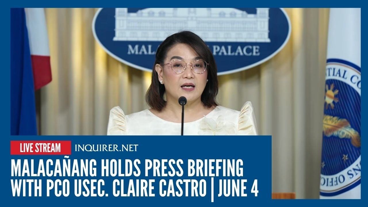 LIVE: Malaca&ntilde;ang holds press briefing with PCO USec. Claire Castro | June 4