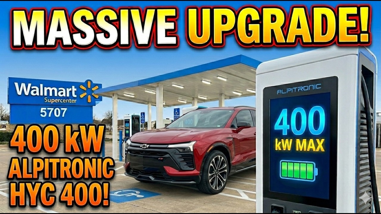 WALMART’S NEW EV 400kW CHARGING BEAST! ⚡️ (Store 5707 Upgrade)