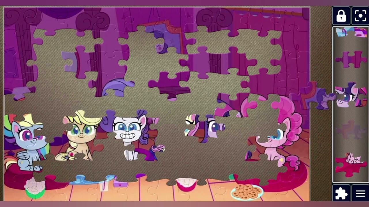 The Mane Six Tea Party ☕🥳 🎉🧩 cute puzzle 🧩//@jigsawart4512 