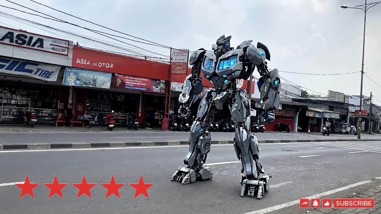 DIBUAT OLEH AI - MOBIL INI BERUBAH JADI ROBOT?! TRANSFORMASI EPIK! | EPISODE 534