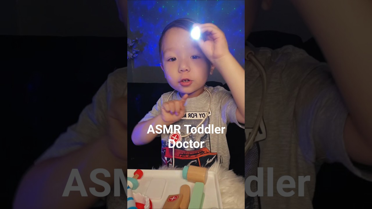 Toddler doctor ASMR checkup  gentle sounds roleplay #ASMR  #DoctorASMR #ToddlerASMR #RoleplayASMR
