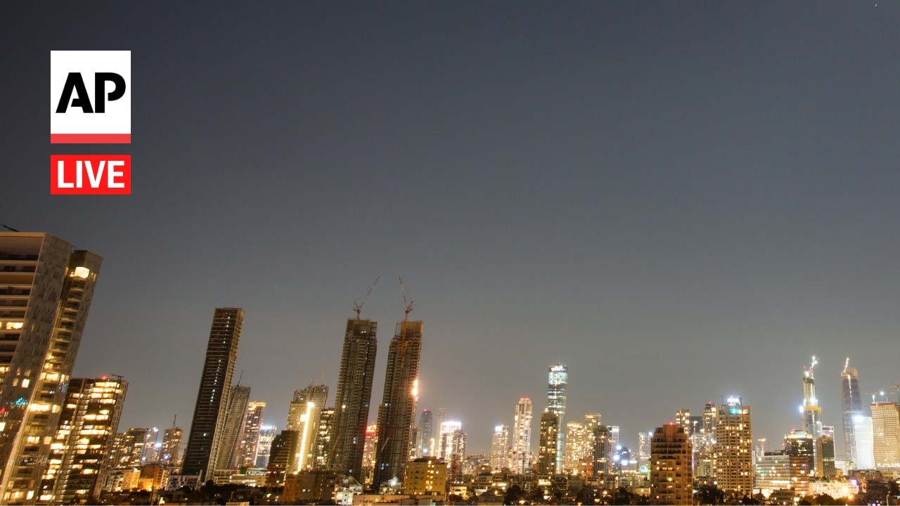 LIVE: Tel Aviv and Jerusalem skyline as Iran war continues