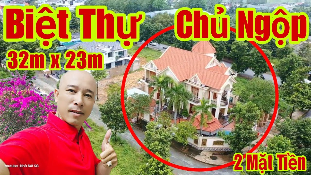 🛑GIẢM 7 TỶ  BÁN GẤP BIỆT THỰ 2 MẶT TIỀN CÔNG VIÊN 32x24 ĐÚC 2 LẦU KHU NHÀ GIÀU | #bietthu