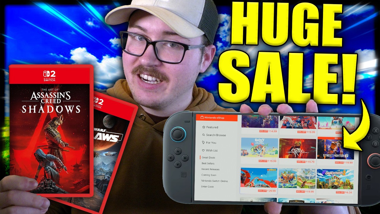 30 игр, КОТОРЫЕ СТОИТ КУПИТЬ, на этой ОГРОМНОЙ распродаже в eShop для Nintendo Switch!