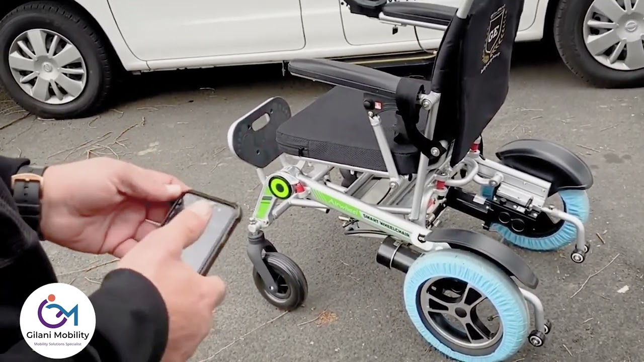 Fully Automatic Auto Folding Electric Wheelchair | Smart Control | Gilani Mobility