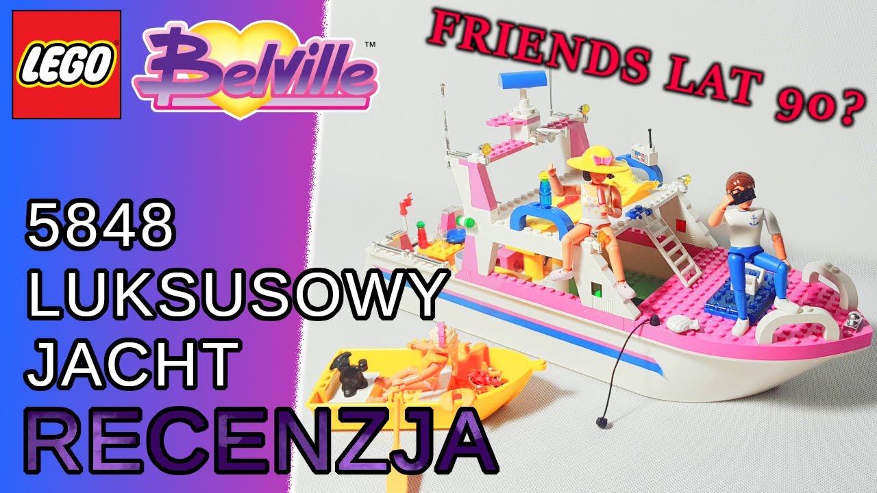 TROCHĘ HISTORII LEGO | BELVILLE 5848 LUKSUSOWY JACHT | LEGO RECENZJA