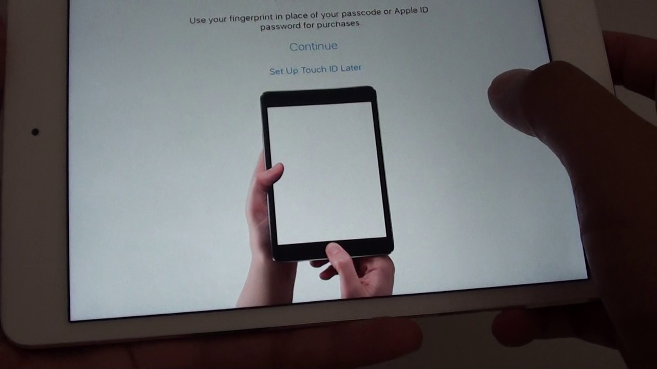 iPad Mini 4: How to Setup for the First Time