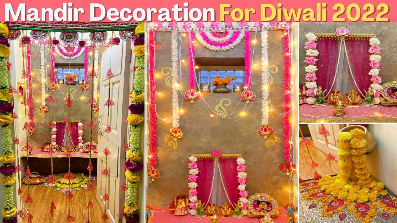 Mandir Decoration For Diwali | Diwali 2022 | Diwali Decoration Ideas |