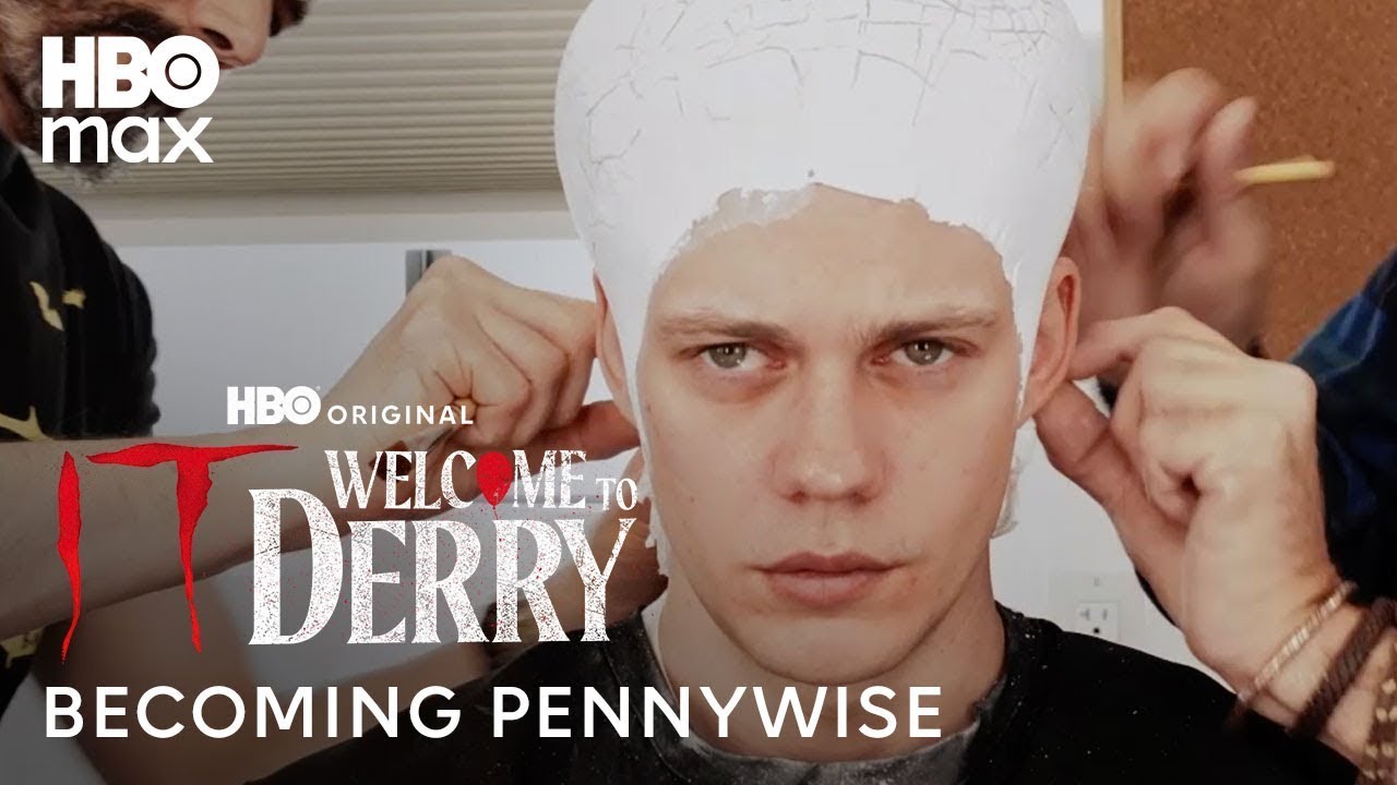 Bill Skarsg&aring;rd Pennywise Transformation | IT: Welcome to Derry | HBO Max