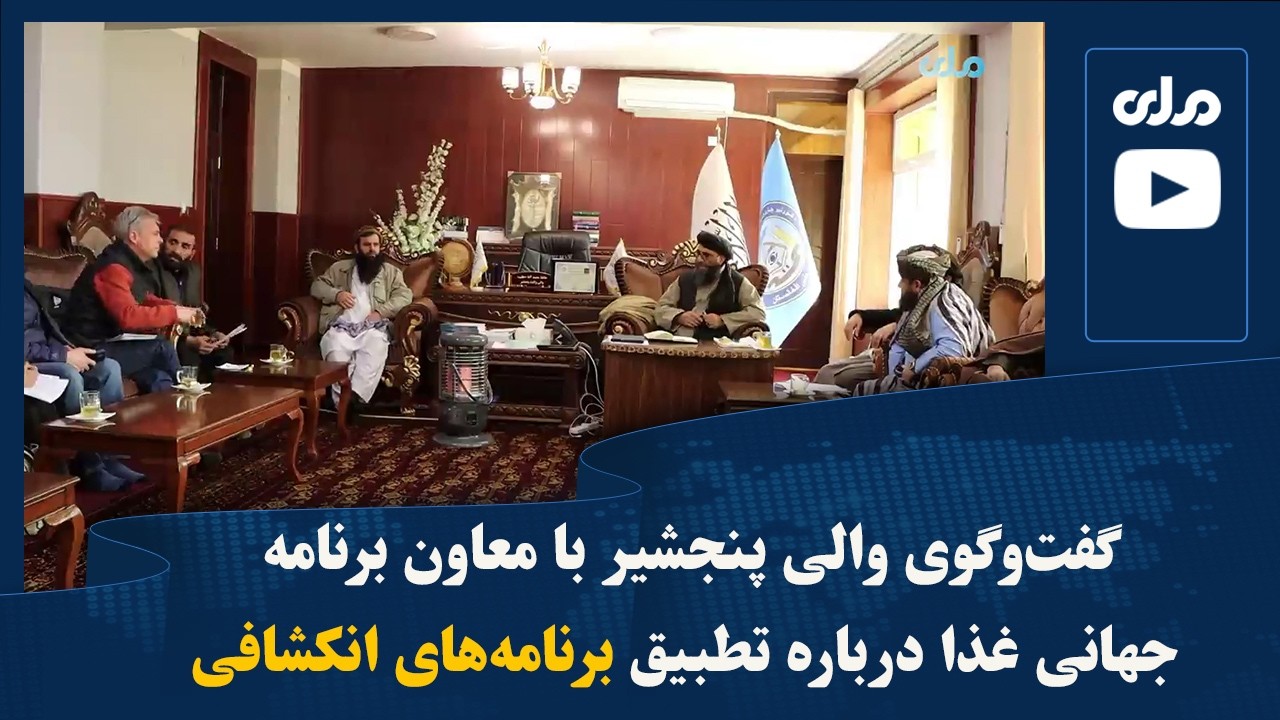 گفت‌وگوی والی پنجشیر با معاون برنامه جهانی غذا درباره تطبیق برنامه‌های انکشافی
