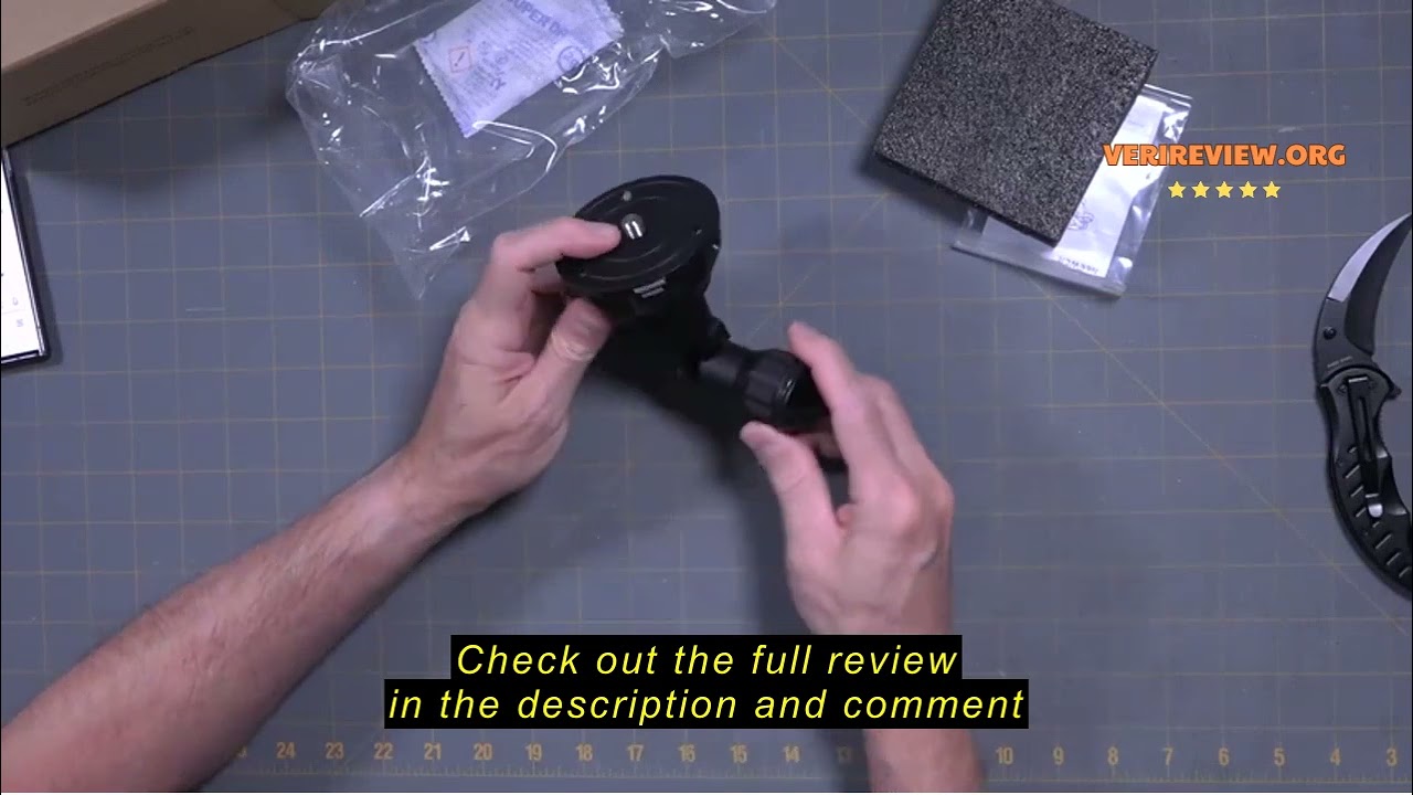 Review NEEWER 75mm Half Bowl Base Leveling Adapter with 180&deg; Foldable Handle for Tripod/Fluid Head,