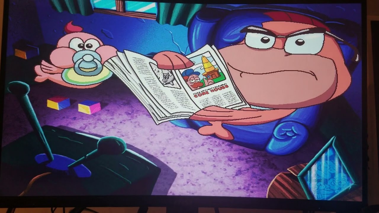 Freddi Fish 5 The Case of the Creature Coral Cove: That's my roof!