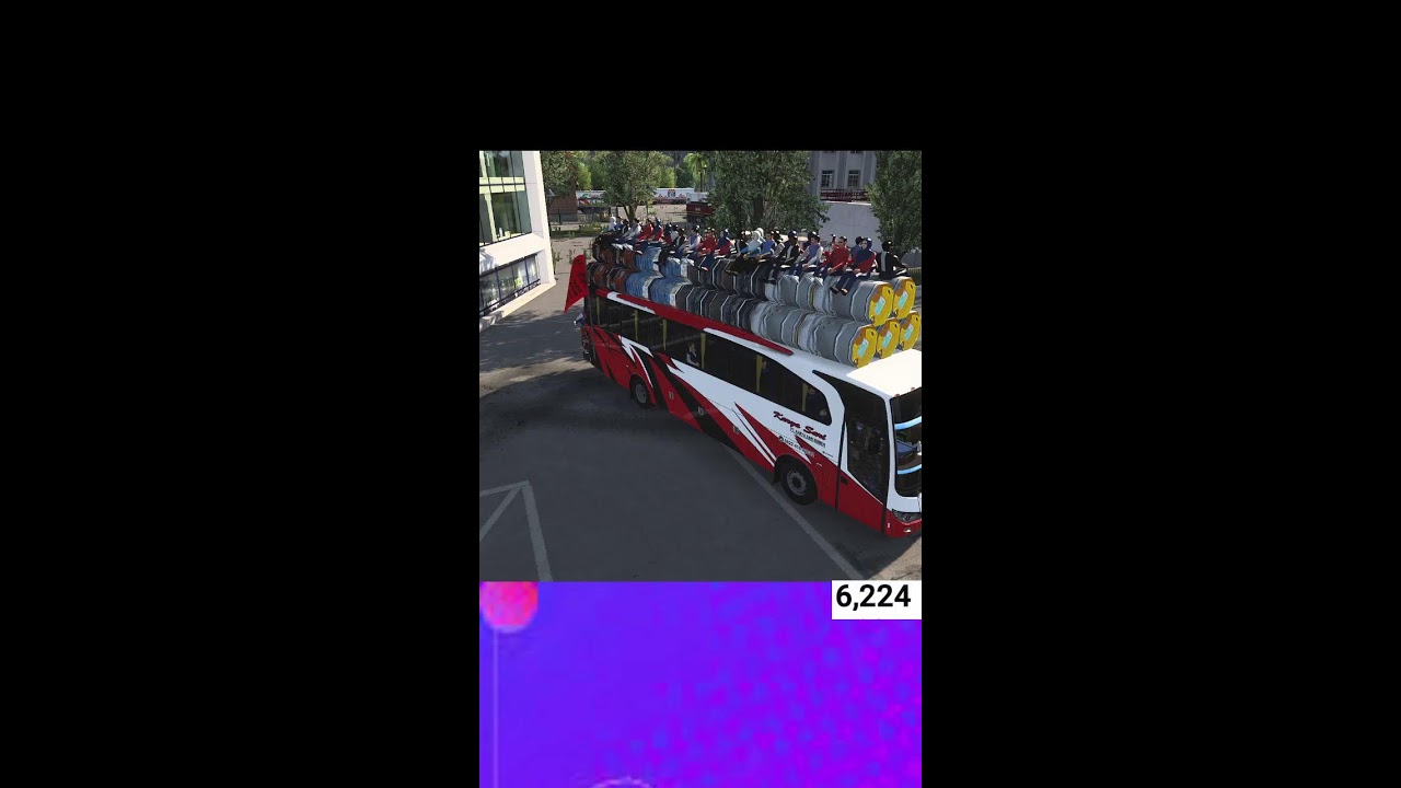 Fully Overloaded Bus Driving in Euro truck simulator 2 Live Streaming