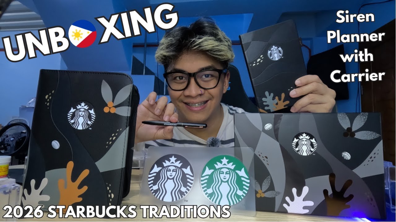 Ежедневник Starbucks Traditions на 2026 год + держатель сирены!