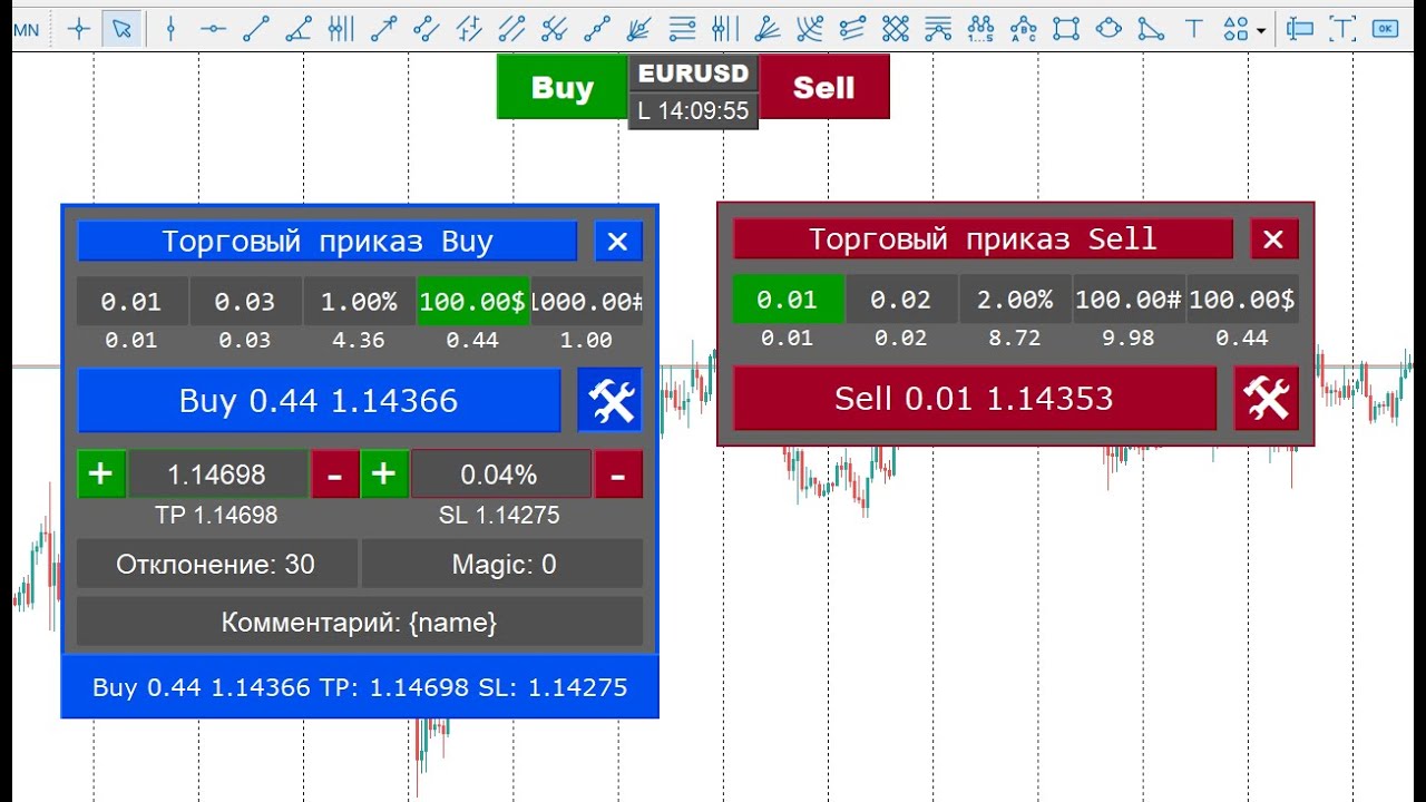 Торговая панель 2025 VR Trade Panel обзор