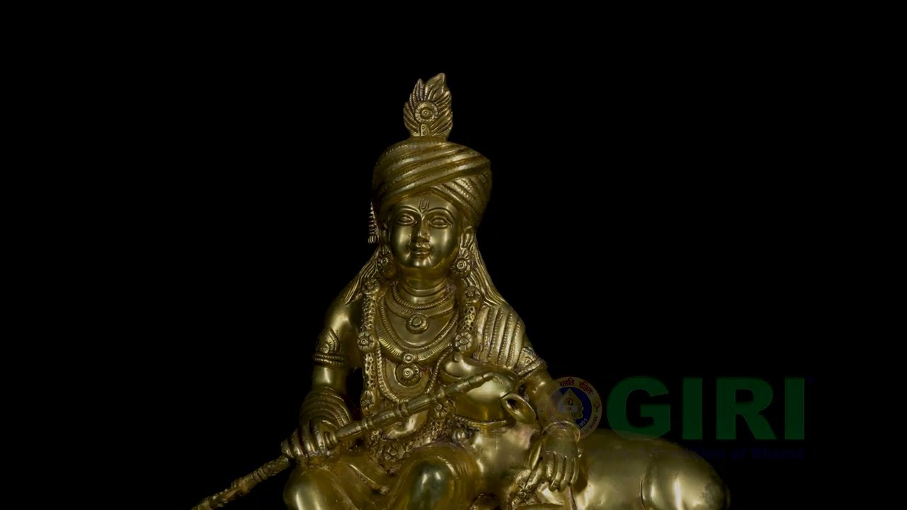 Cow Krishna Murti | Divine Blessings of Lord Krishna & His Sacred Cow |  For Orders Call 08069798999