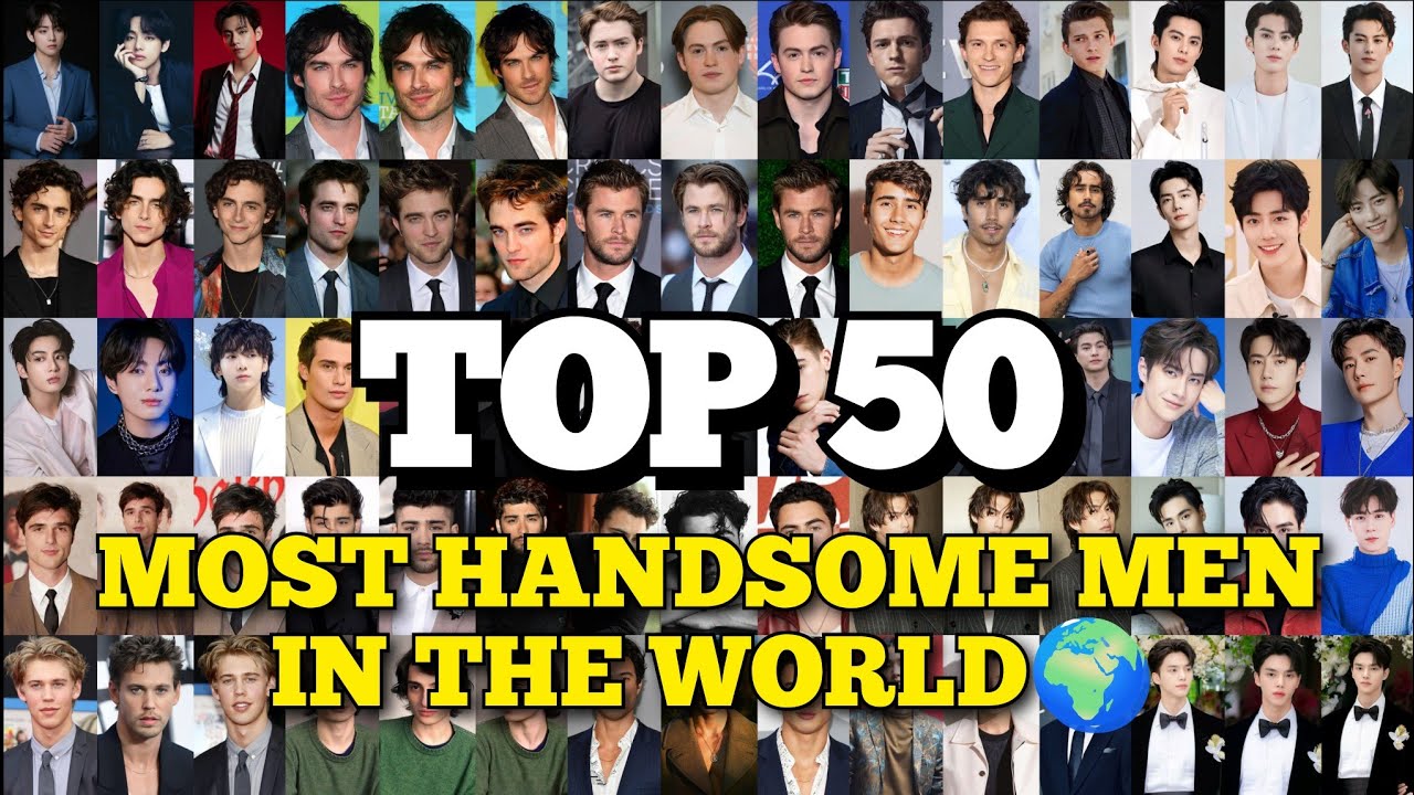 TOP 50 MOST HANDSOME MEN IN THE WORLD || HANDSOME FACES IN 2026 || Kim Taehyung (V) 