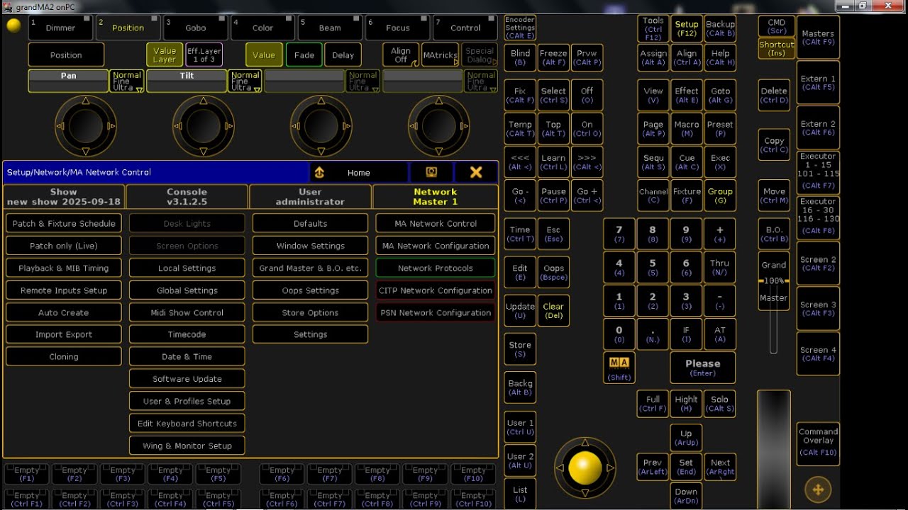 Como conectar un NODO Art-Net a GMA2
