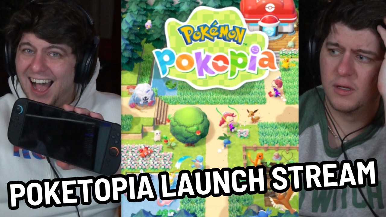 POKEMON POKETOPIA IS OFFICIALLY OUT | OUR ANIMAL CROSSING / PIKACHU CROSSING WORLD IS COMING
