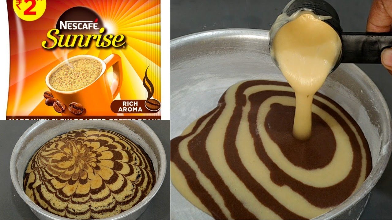 Coffee marble cake| marble cake with egg|marble cake.
