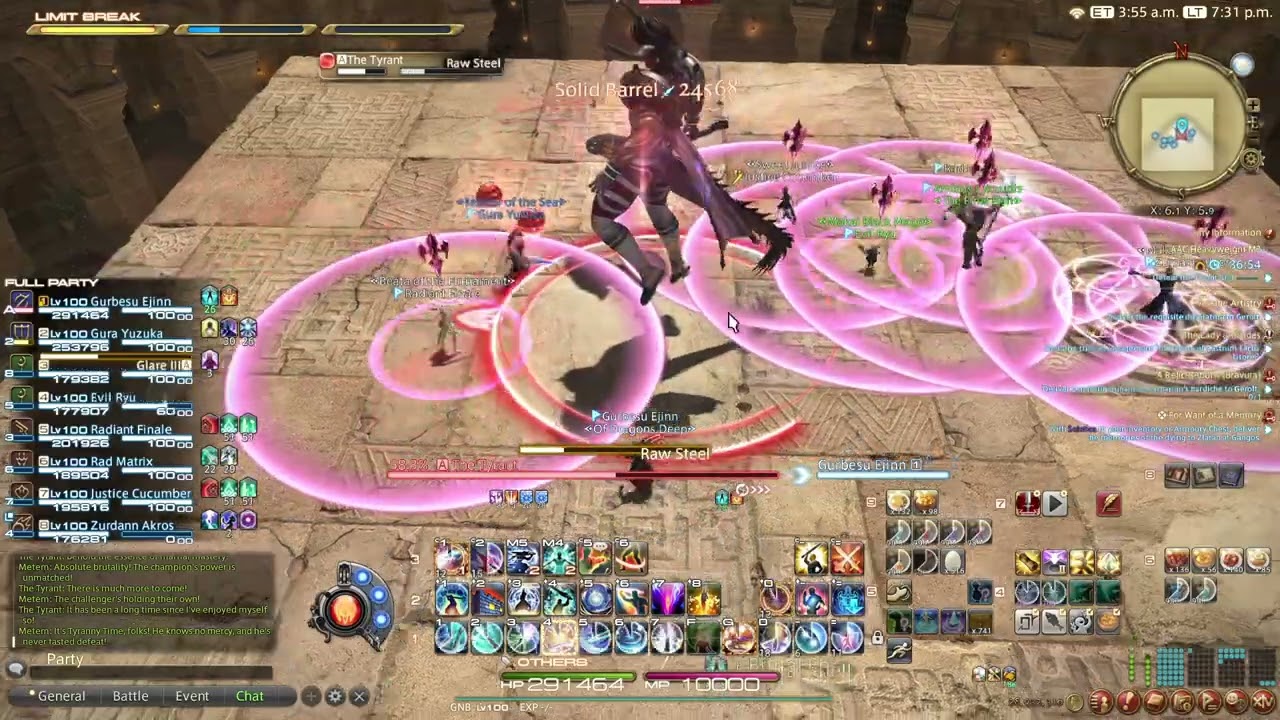 FFXIV AAC Heavyweight M3 Synced in 7:45 World Record