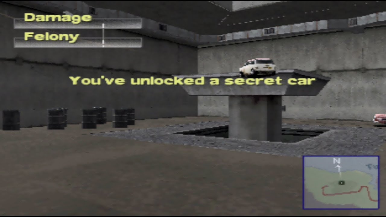 Driver 2 Take A Ride Secret Car PS1 HAVANA
