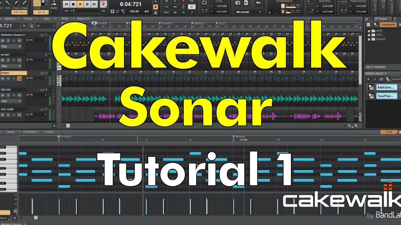 Tutorial de Cakewalk  Sonar desde cero (Free DAW)