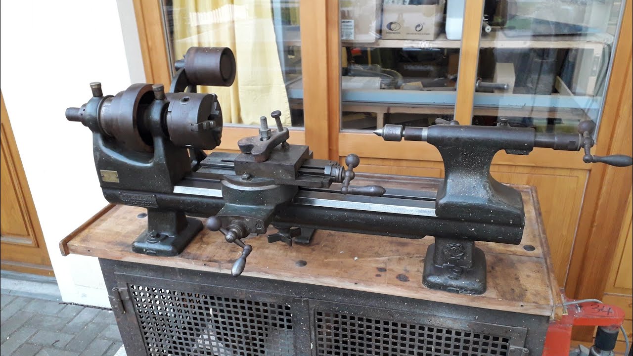 Токарный станок Carstens,  Model DG. Очередная Находка! Carstens, Model DG lathe !