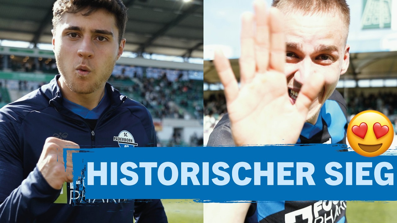Ausw&auml;rtssieg in F&uuml;rth 🤩 | Die Party auf dem Feld nach dem 2:0-Sieg