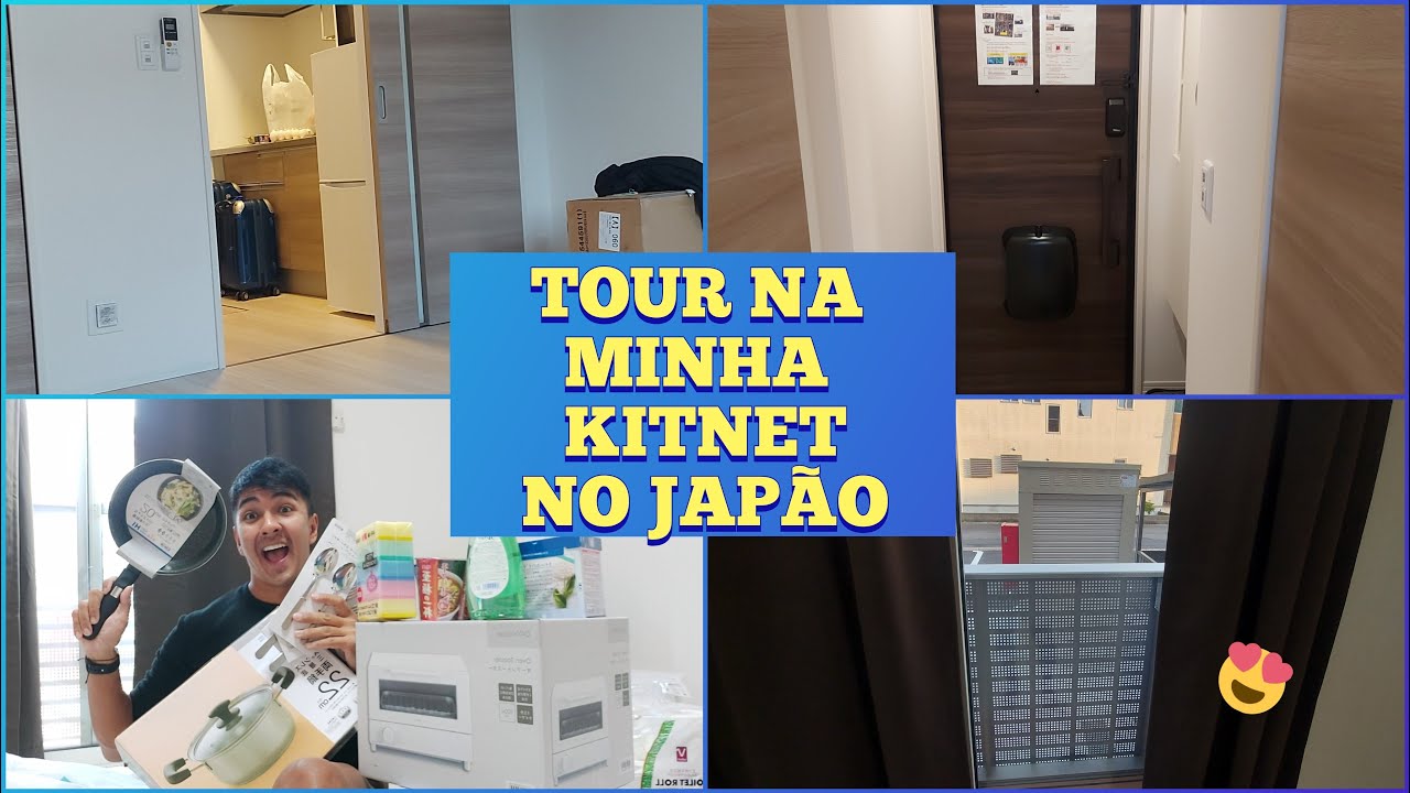 Tour pela minha KITNET no Jap&atilde;o!