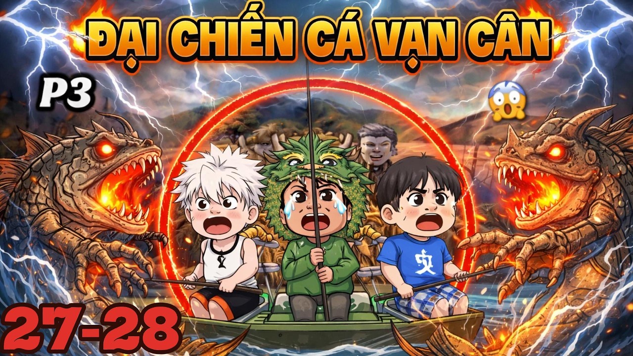 FULL | Đại Chiến Cá Tỷ Vạn Cân ( Câu Cá Vạn Cân ) | Tập 27 - 28 | Vui Vẻ Sub